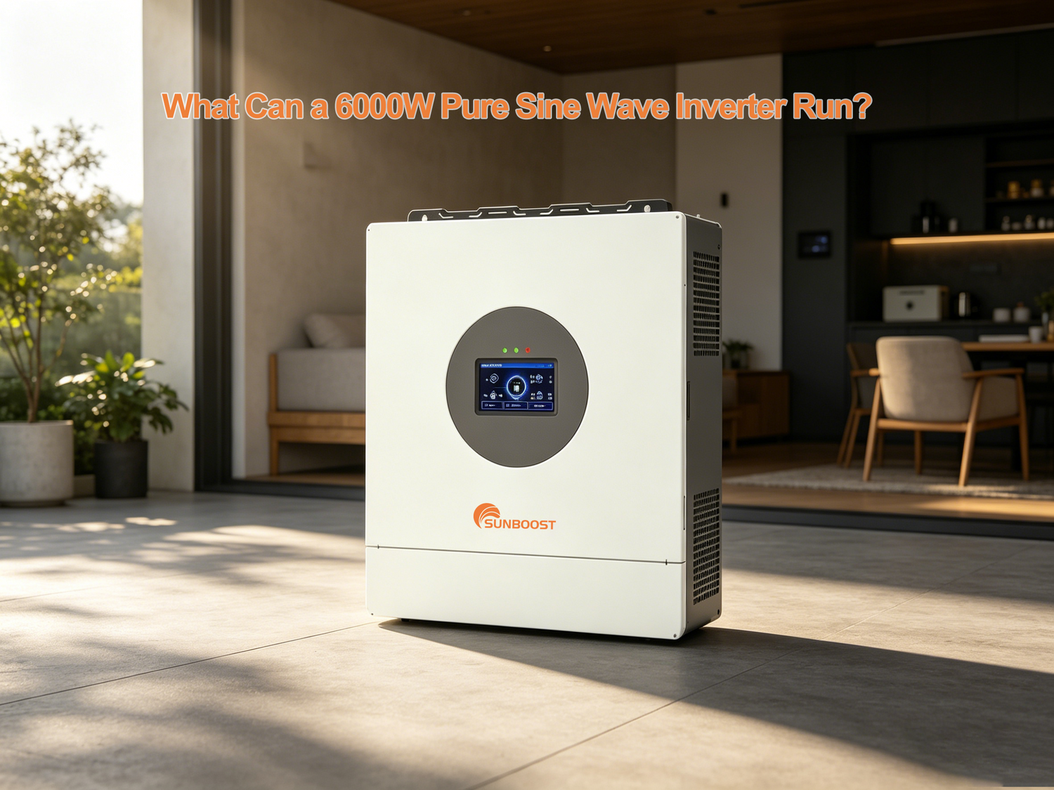 What Can a 6000W Pure Sine Wave Inverter Run?