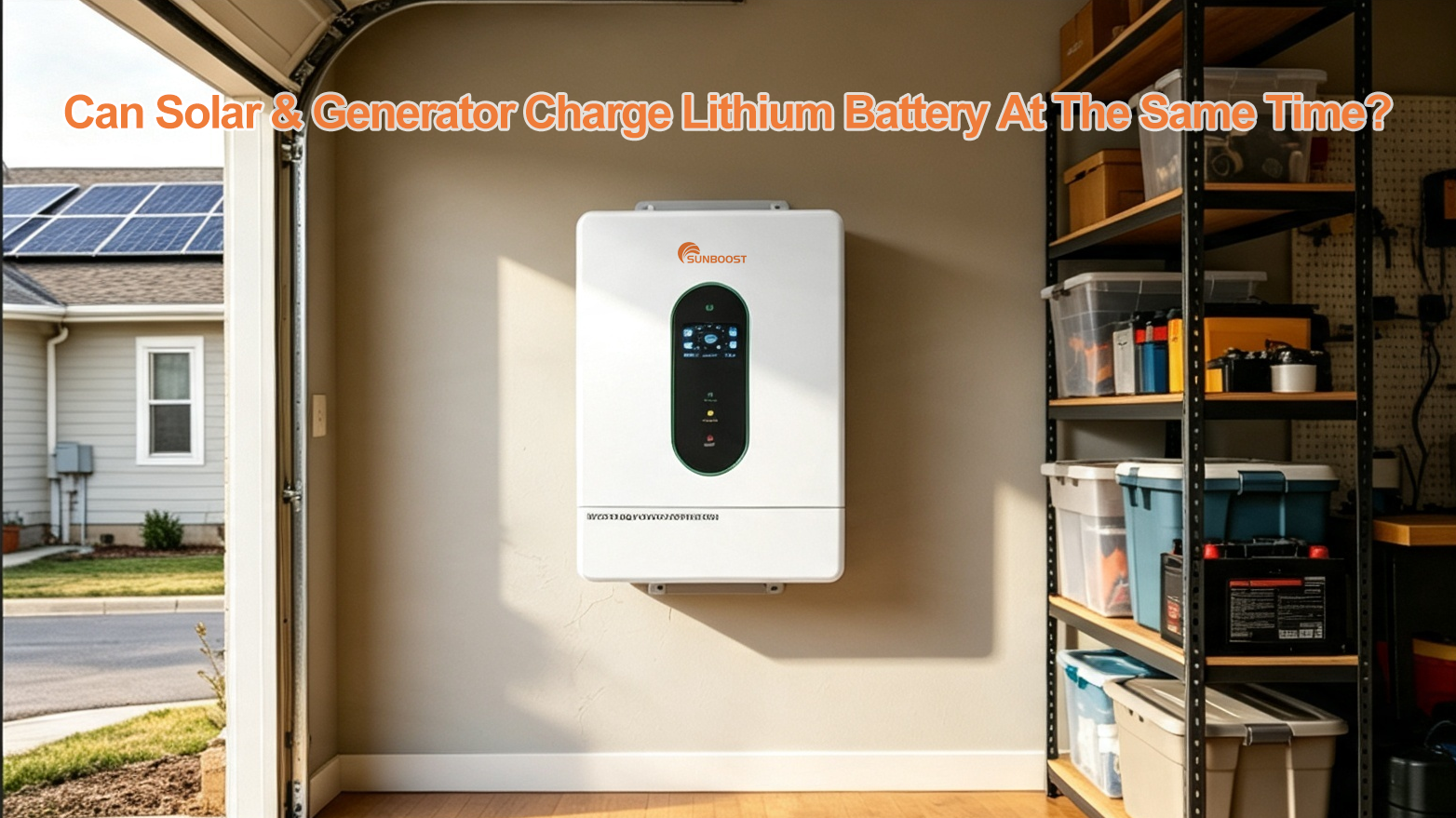 Can Solar & Generator Charge Lithium Battery At The Same Time?