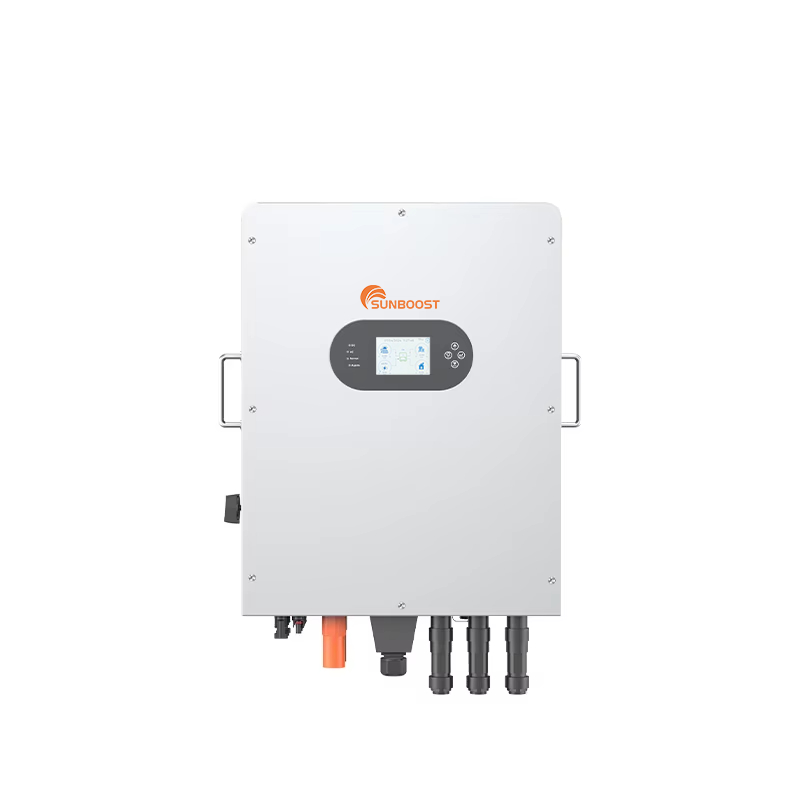 Sunboost IP65 12KW Three Phase Hybrid Solar Inverter Touch LCD 10KW Low Voltage Support Parallel