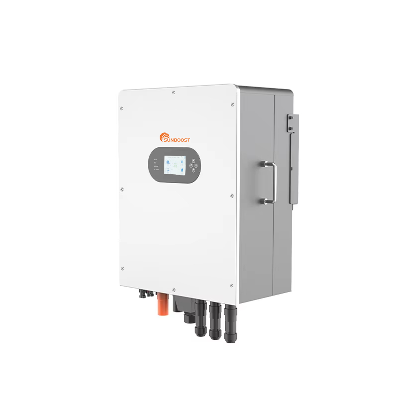 Sunboost IP65 12KW Three Phase Hybrid Solar Inverter Touch LCD 10KW Low Voltage Support Parallel