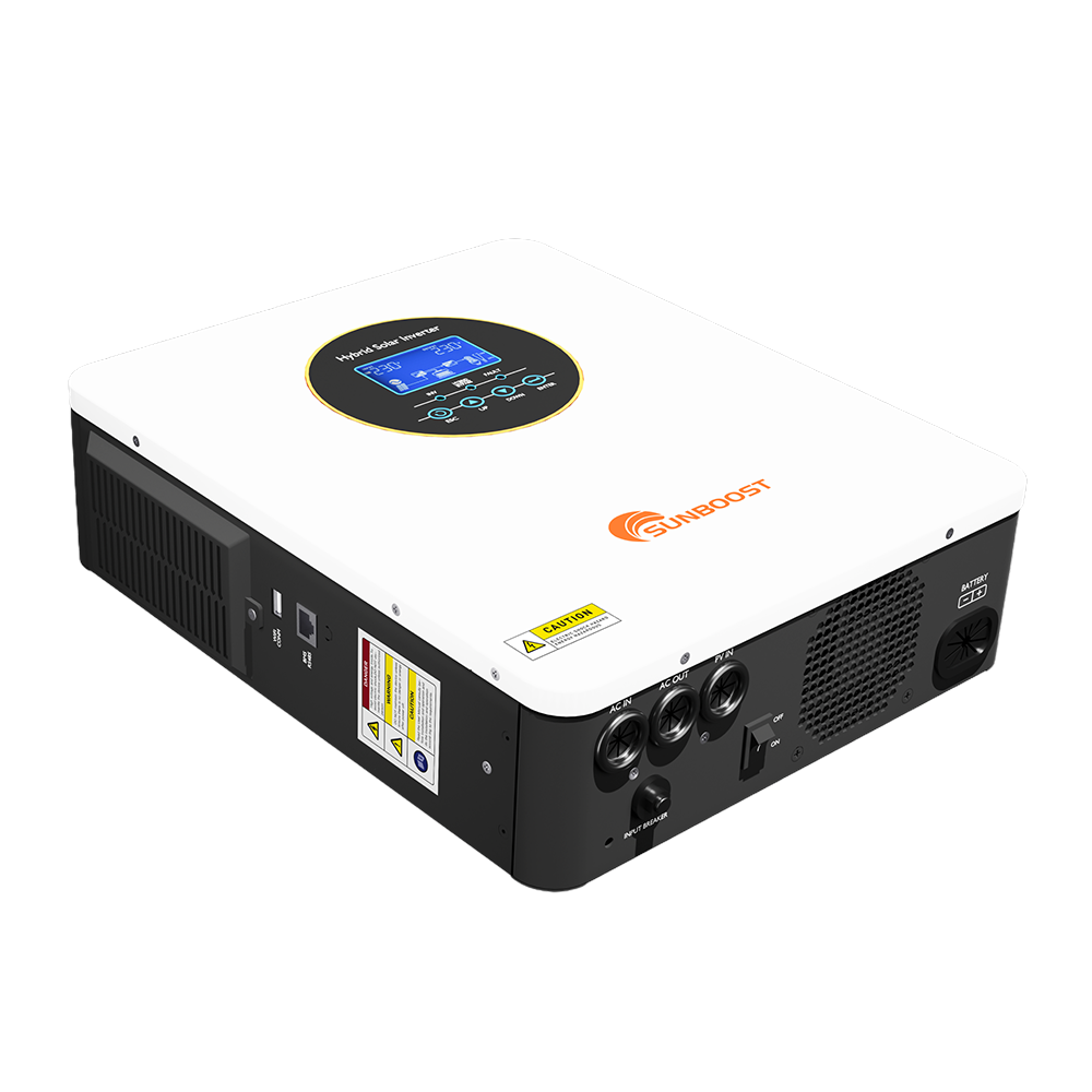 Sunboost 3Kw 3.6Kw 5Kw Single Phase Solar Inverter 120V US Standard Hybrid Inverter Pure Wave Inverter High Quality