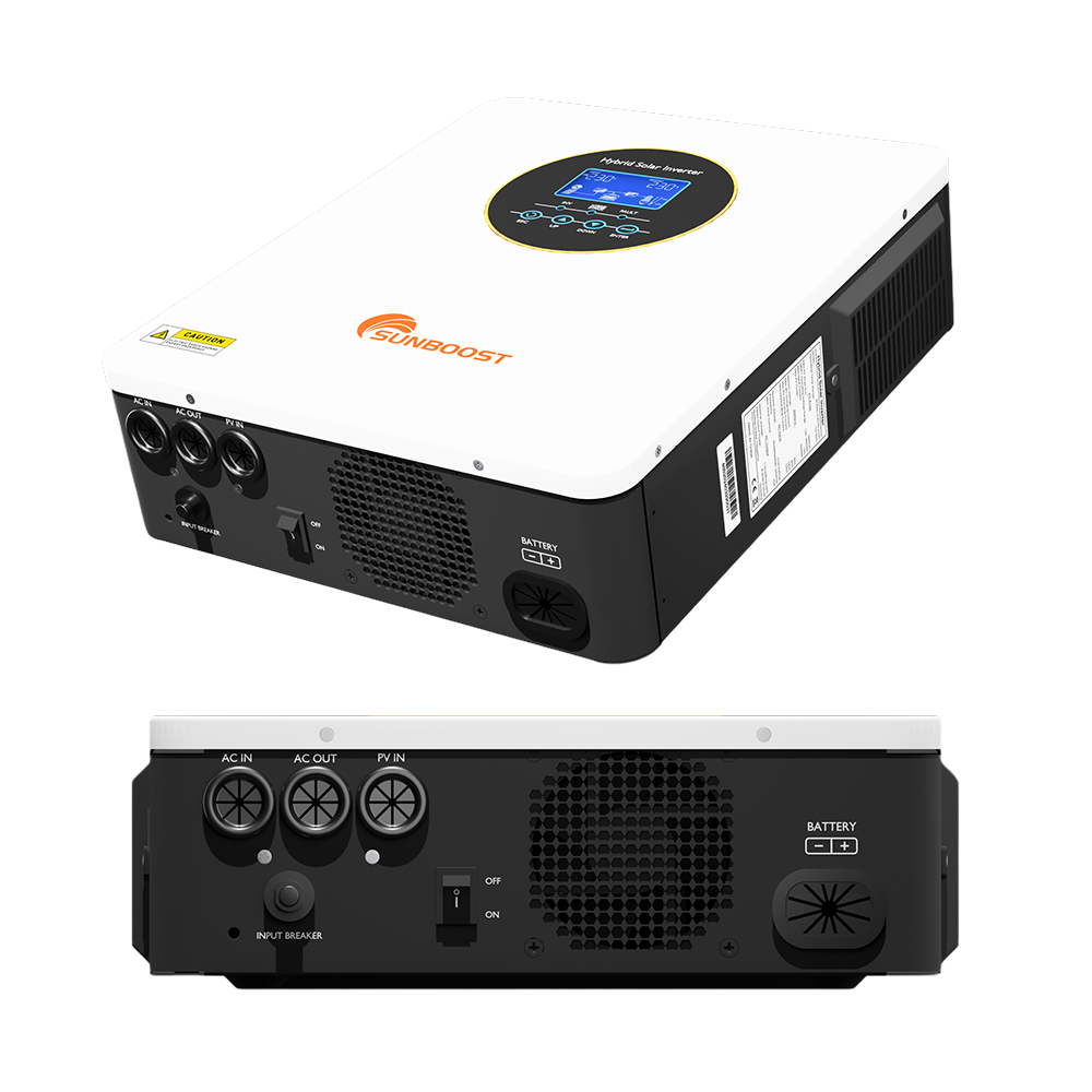 Sunboost 3Kw 3.6Kw 5Kw Single Phase Solar Inverter 120V US Standard Hybrid Inverter Pure Wave Inverter High Quality