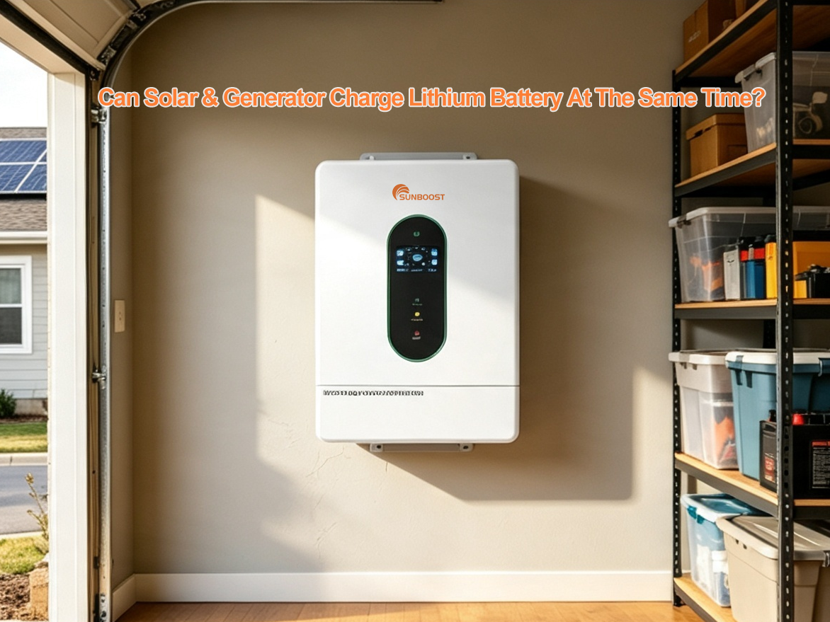 Can Solar & Generator Charge Lithium Battery At The Same Time?