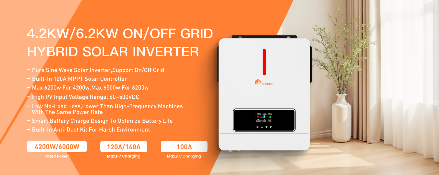 Pure Sine Wave Solar Inverter with On/Off-Grid Functionality