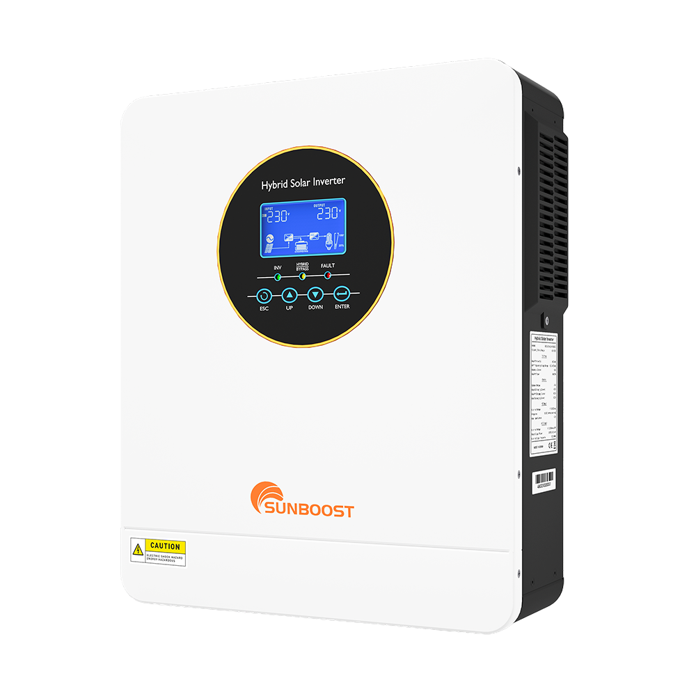 Sunboost 3Kw 3.6Kw 5Kw Single Phase Solar Inverter 120V US Standard Hybrid Inverter Pure Wave Inverter High Quality